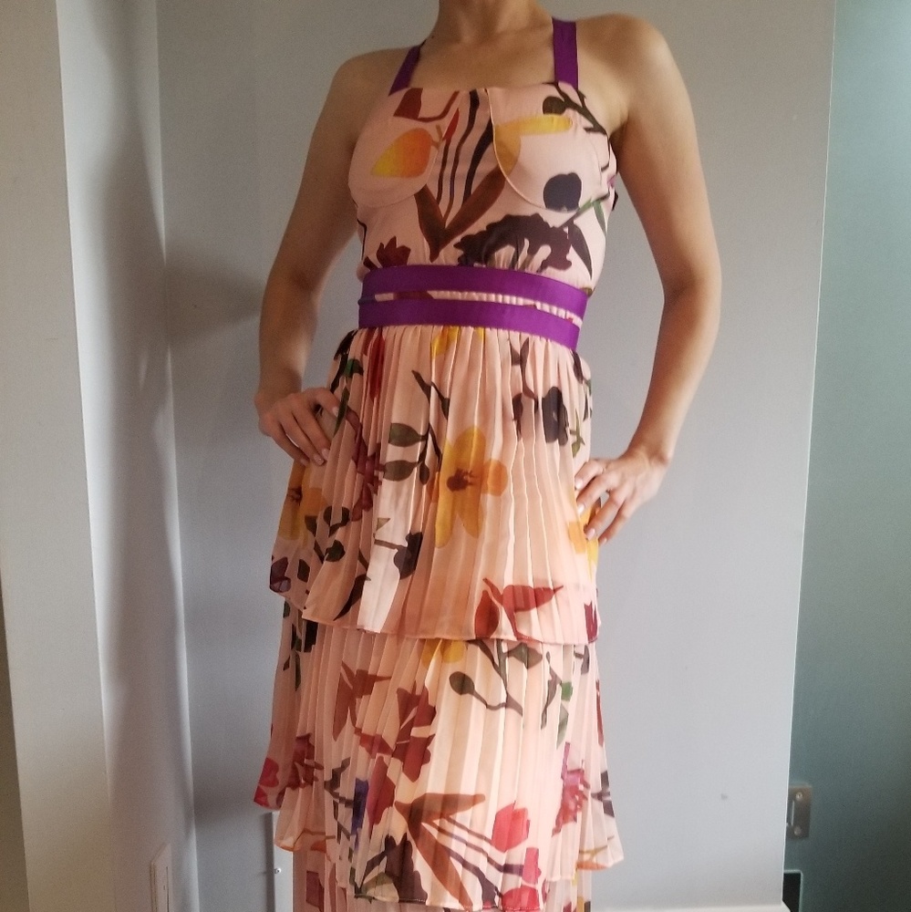 Colorful ankle length  Mendocino dress